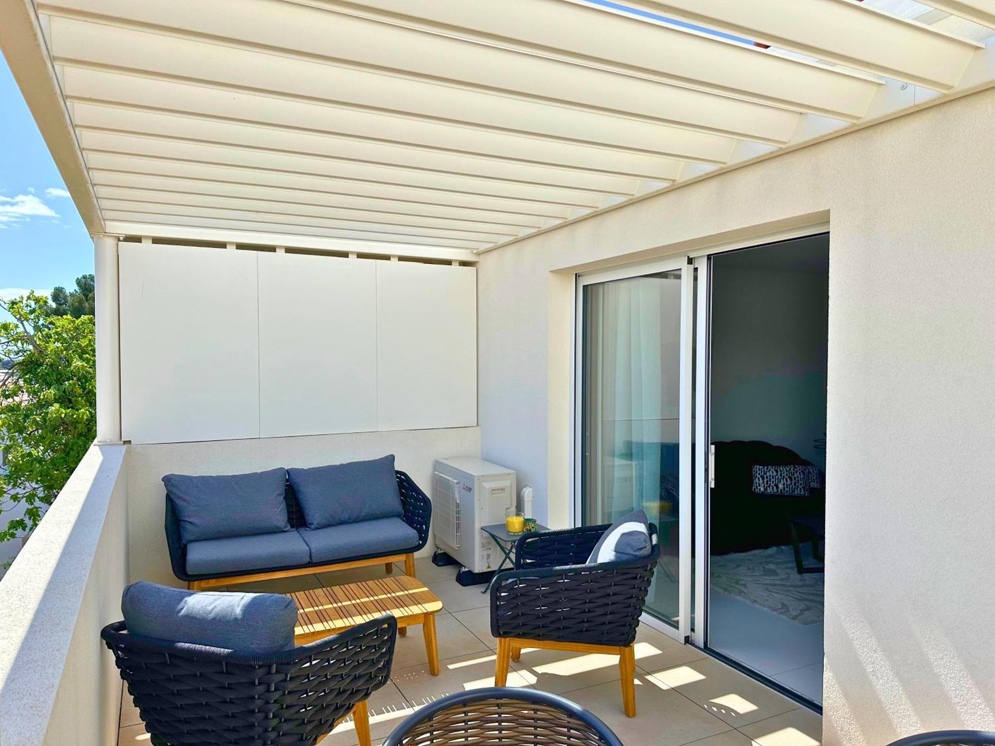 Le Square D'Evan - Appartement De Standing - Grande Terrasse Exterieure - Climatisation Saint-Aunes Extérieur photo