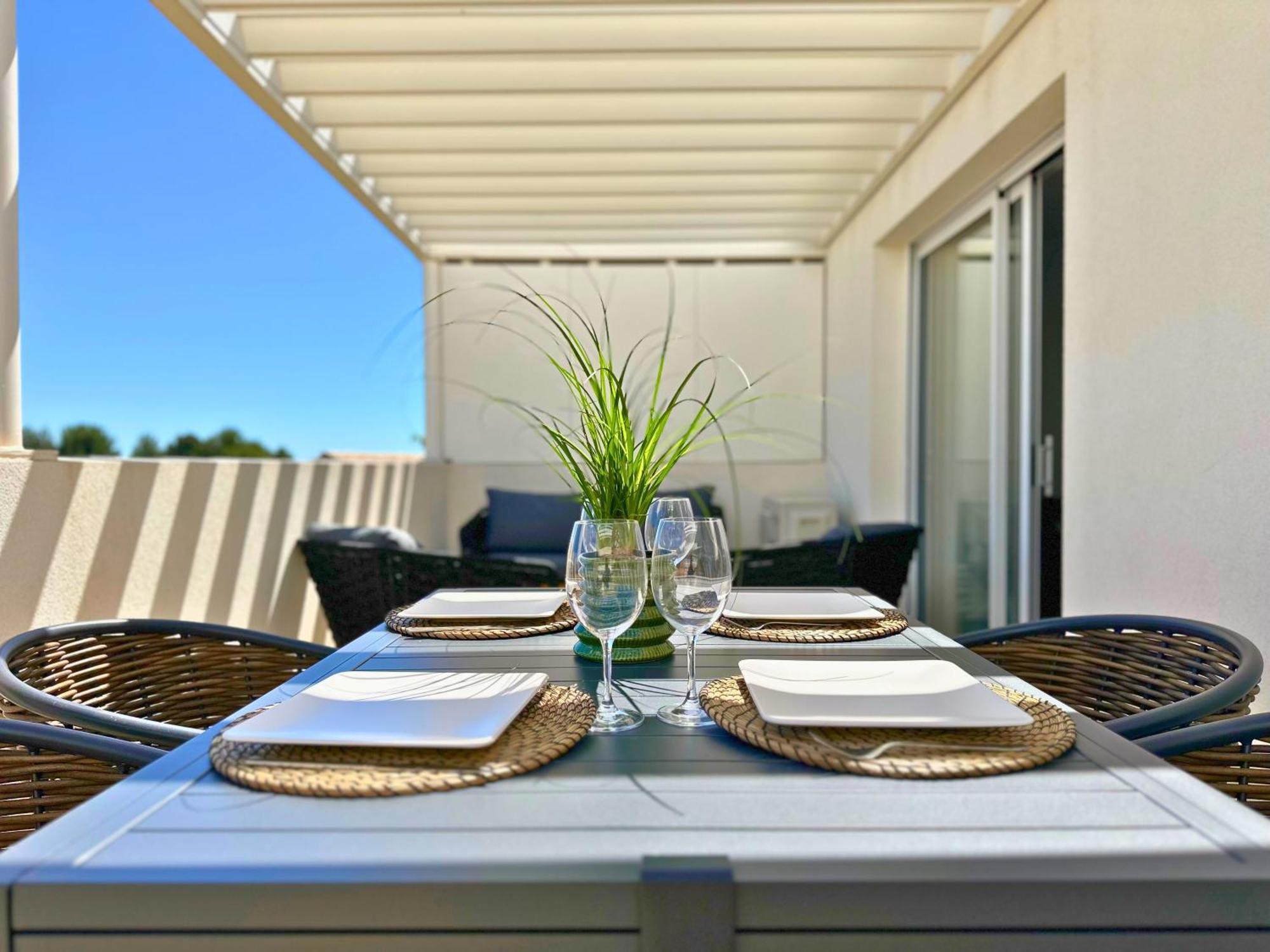 Le Square D'Evan - Appartement De Standing - Grande Terrasse Exterieure - Climatisation Saint-Aunes Extérieur photo